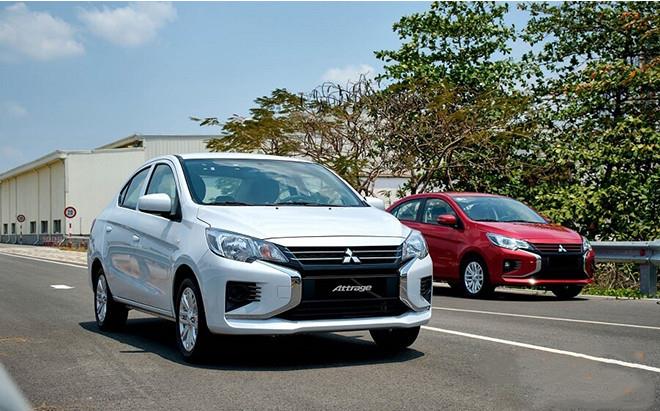 Giá xe Mitsubishi Attrage lăn bánh tháng 2/2022, hỗ trợ 50% lệ phí trước bạ